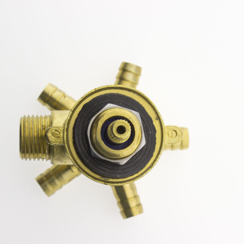 Перемикач для душової кабіни (С5) на п'ять положень під штуцер, вбудований.