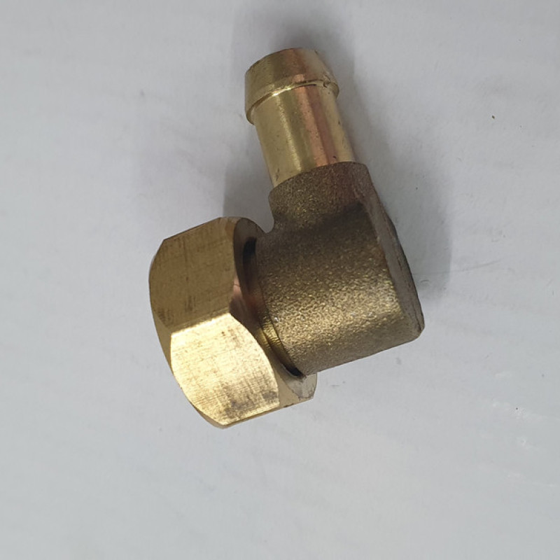 Куточок латунний, поворотний ( Y-04 ) для підключення гнучкого шланга.