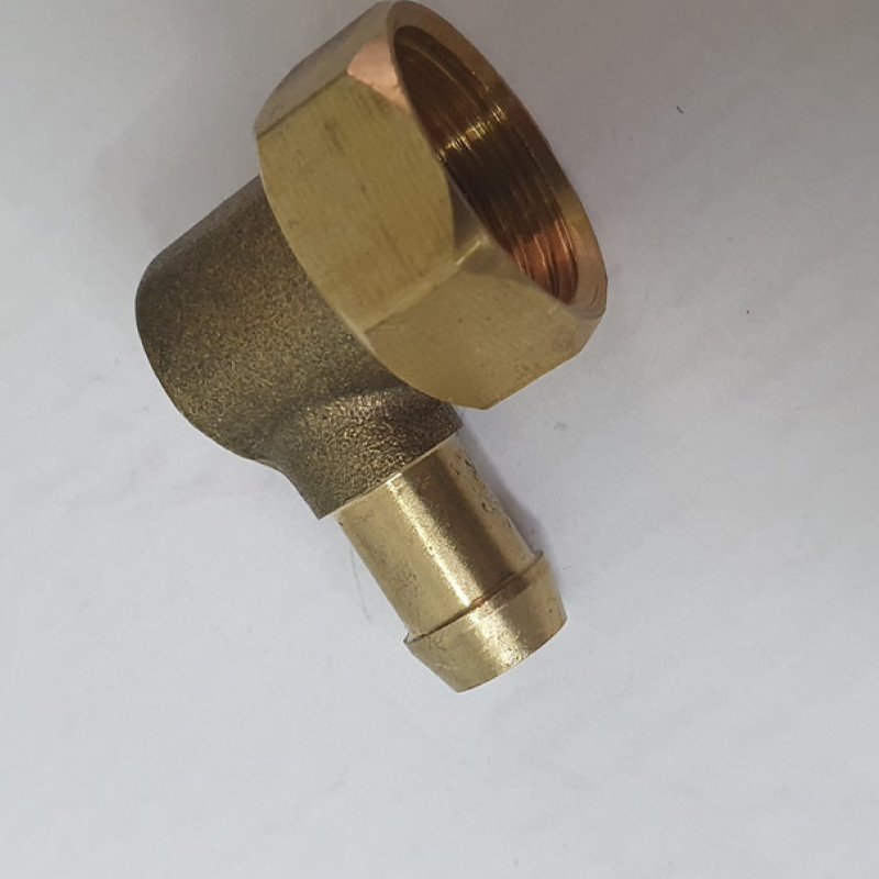 Куточок латунний, поворотний ( Y-04 ) для підключення гнучкого шланга.