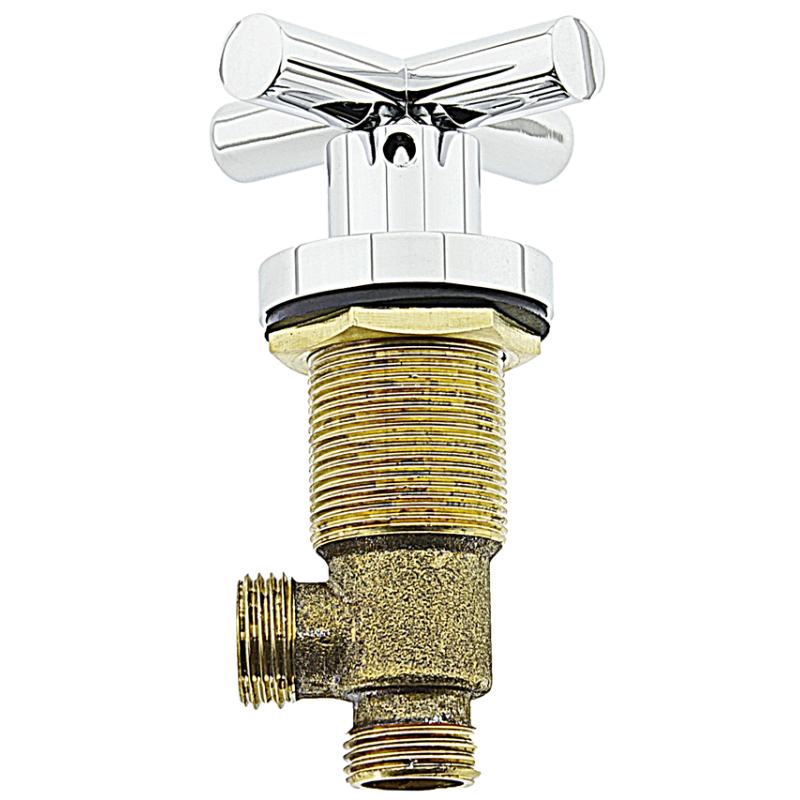 Змішувачь на борт ванни, врізний з X-подібними ручками (ДЖ6707)