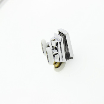 Ролики для душової кабіни металевий, подвійні, поворотні, нажимной ( К-61 В ) 26 мм.