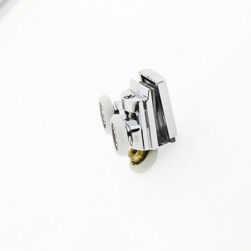 Ролики для душової кабіни металевий, подвійні, поворотні, нажимной ( К-61 В ) 26 мм.