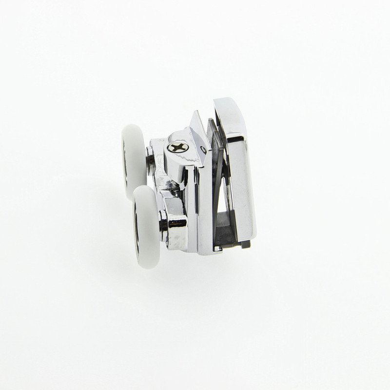 Ролики для душової кабіни металевий, подвійні, поворотні, нажимной ( К-61 В ) 26 мм.