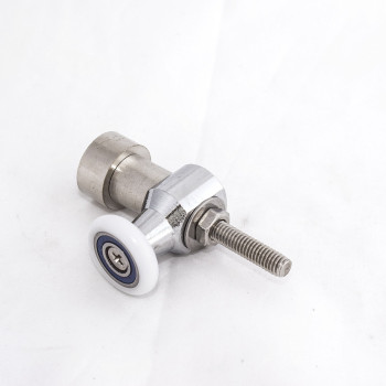 Ролики для душової кабіни нижні, металевий, одинарний, нажимні, ( К-65 )