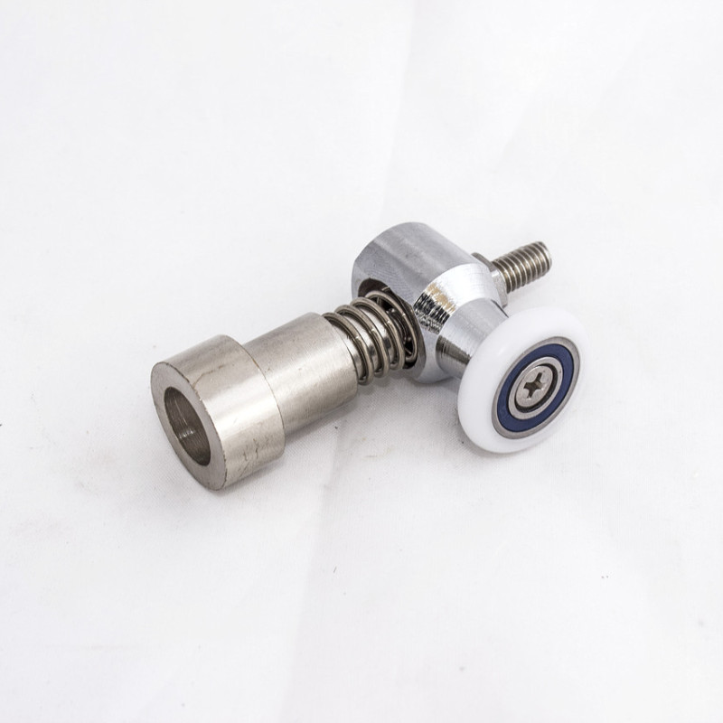 Ролики для душової кабіни нижні, металевий, одинарний, нажимні, ( К-65 )