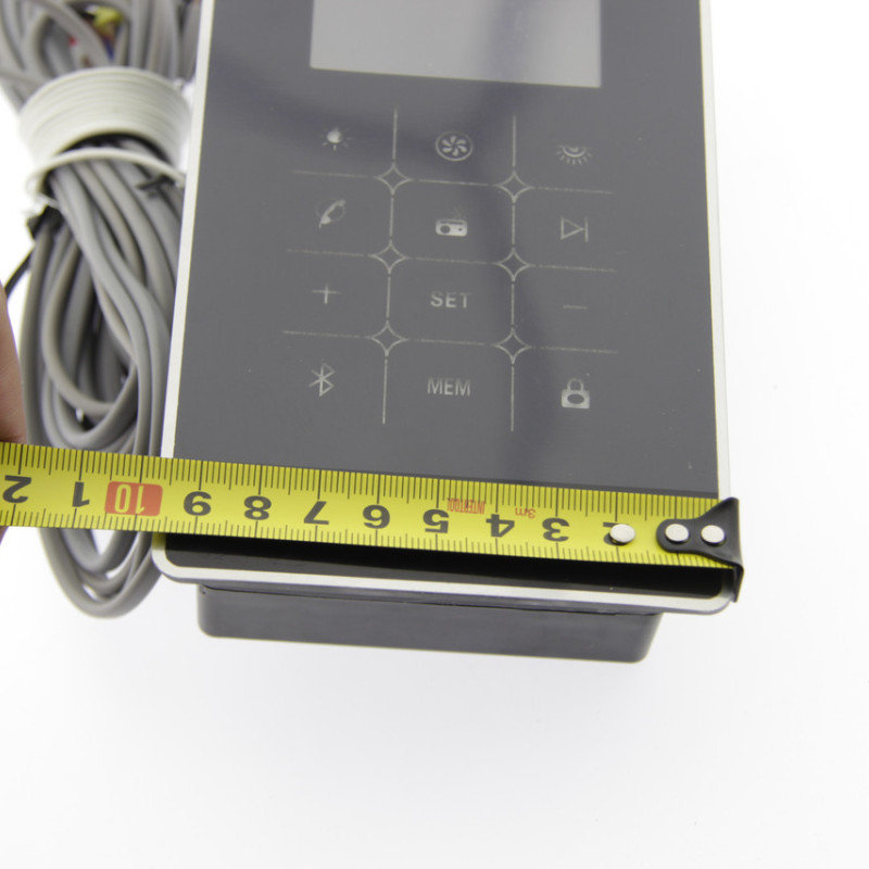 Пульт керування душової кабіни сенсорний, чорного кольору КОМПЛЕКТОМ ( БУ-19 )