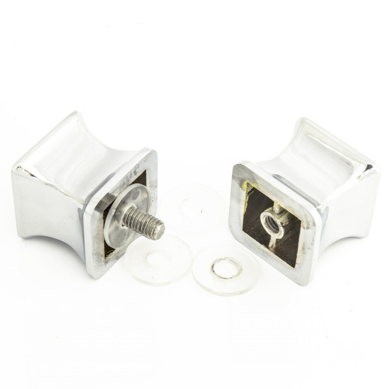 Ручка для скляних дверей душової кабіни, лита ( Н-614 )