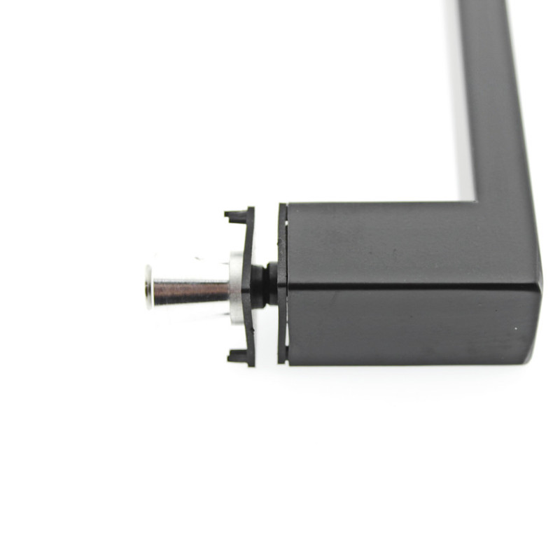 Ручка для скляних дверей (Н 036А) Чорна