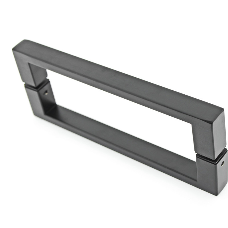 Ручка для скляних дверей (Н 036А) Чорна