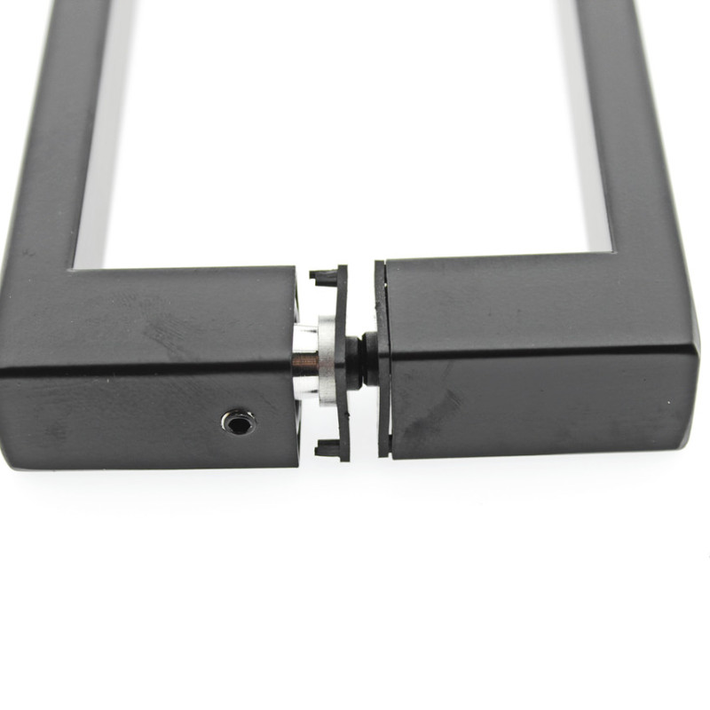 Ручка для скляних дверей (Н 036А) Чорна