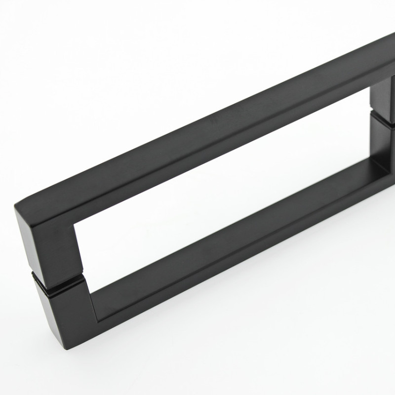 Ручка для скляних дверей (Н 036А) Чорна