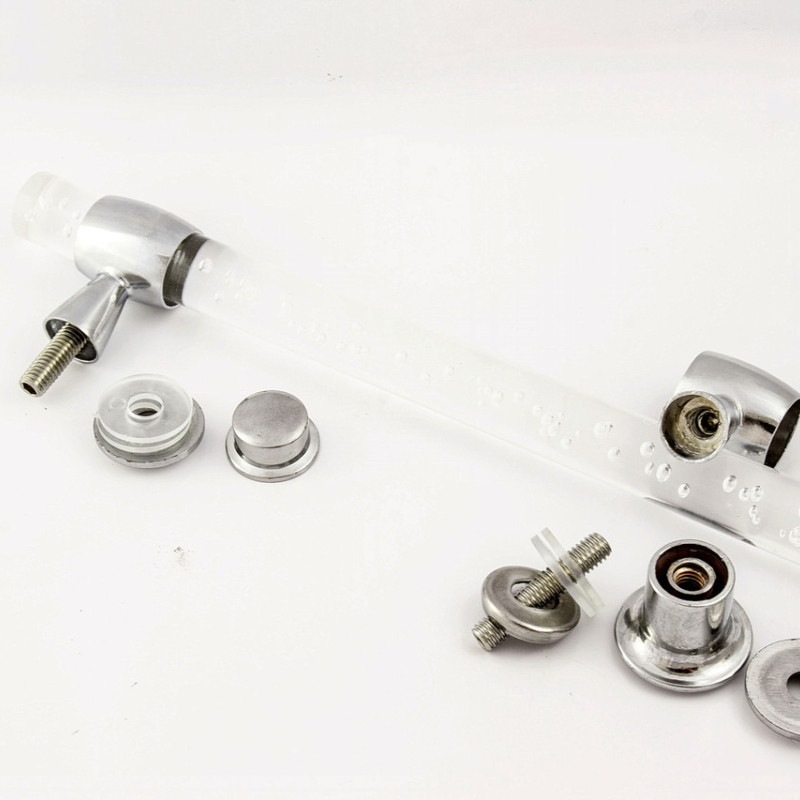 Ручка для скляних дверей (Н 643) Пластик + Метал