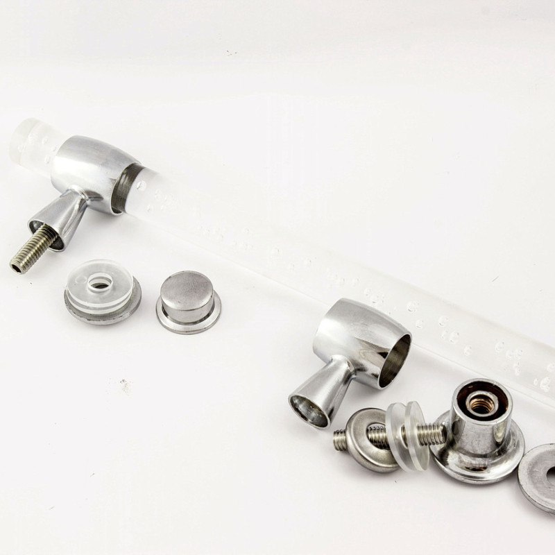 Ручка для скляних дверей (Н 643) Пластик + Метал