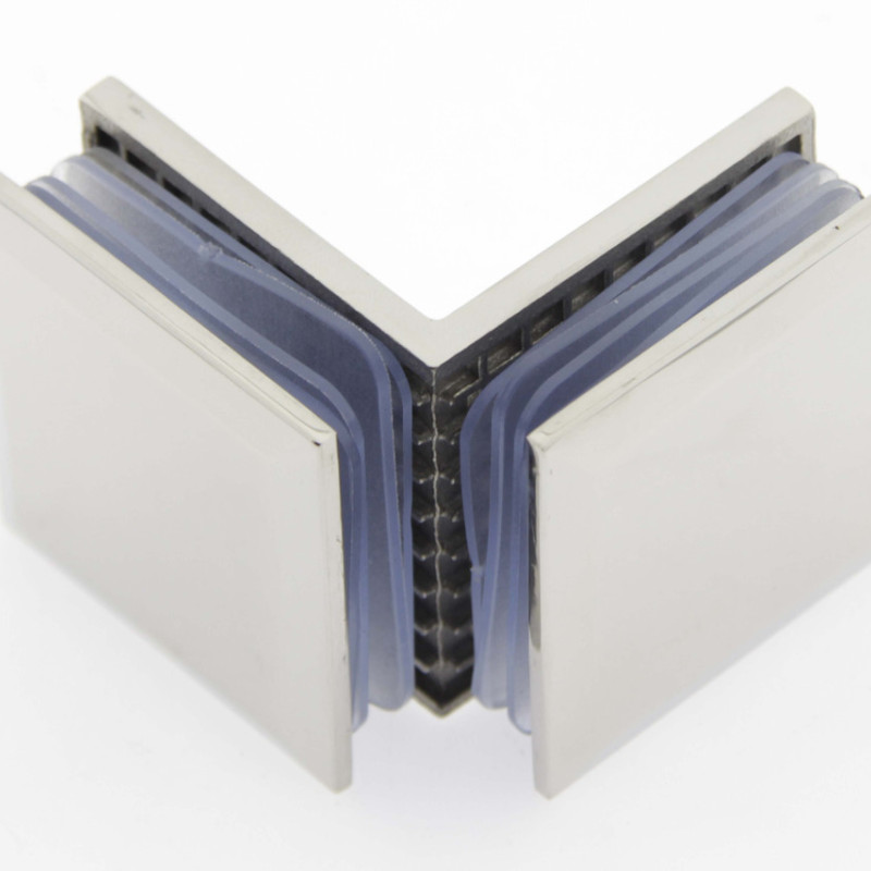 Кріплення для скла (скло-скло) 90 ° (КН902)