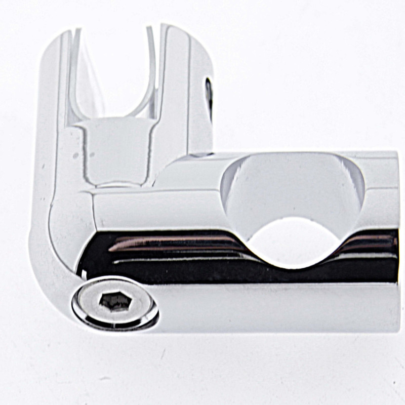 Кріплення для скла (скло-труба) Ø 19 мм. 90 ° (КН 16)