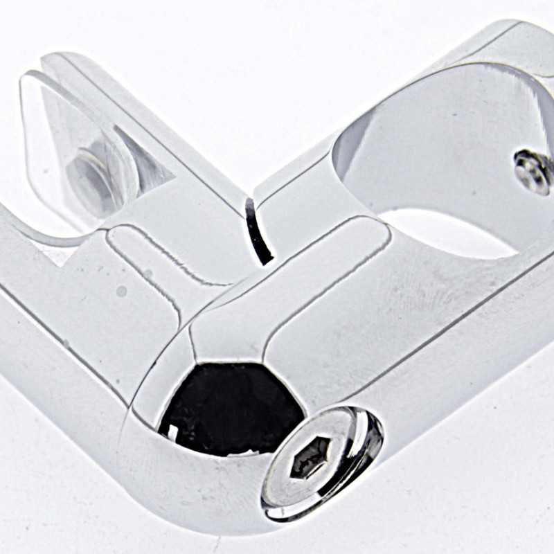 Кріплення для скла (скло-труба) Ø 19 мм. 90 ° (КН 16)