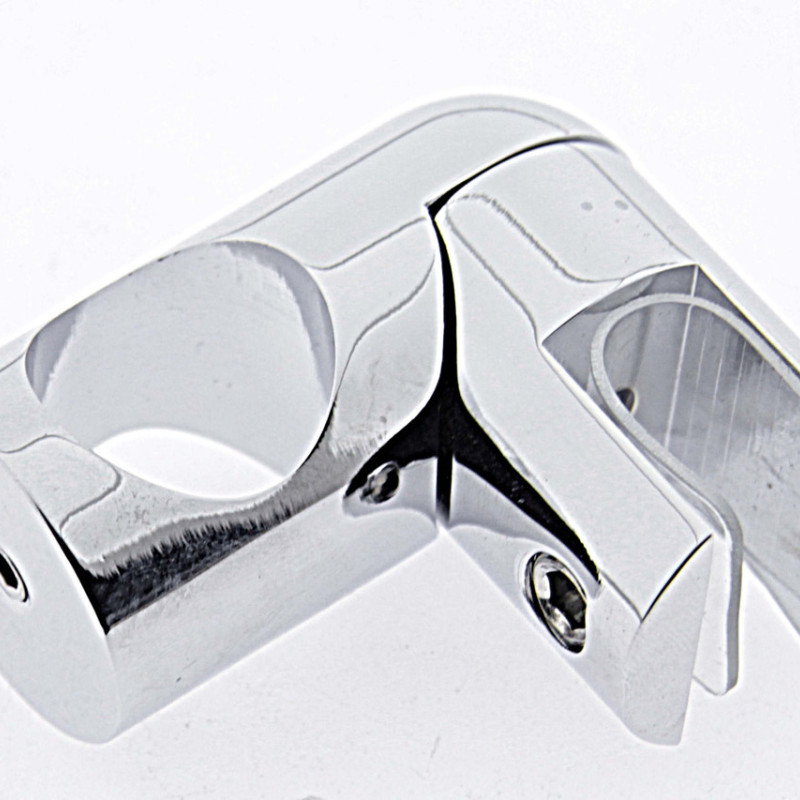 Кріплення для скла (скло-труба) Ø 19 мм. 90 ° (КН 16)