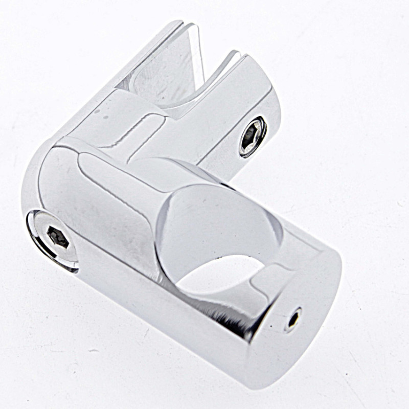 Кріплення для скла (скло-труба) Ø 19 мм. 90 ° (КН 16)