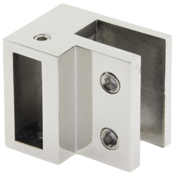 Кріплення для скла (скло-труба) 10 х 30 мм.90 ° (КН 21)