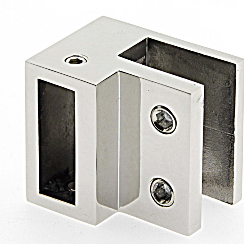 Кріплення для скла (скло-труба) 10 х 30 мм.90 ° (КН 21)