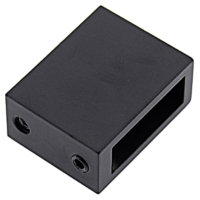 Кріплення труби 10х30 мм. до стіни. (КН 29) Чорний