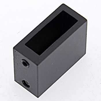 Кріплення труби 10х30 мм. до стіни. (КН 29) Чорний