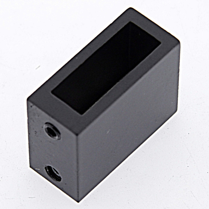 Кріплення труби 10х30 мм. до стіни. (КН 29) Чорний