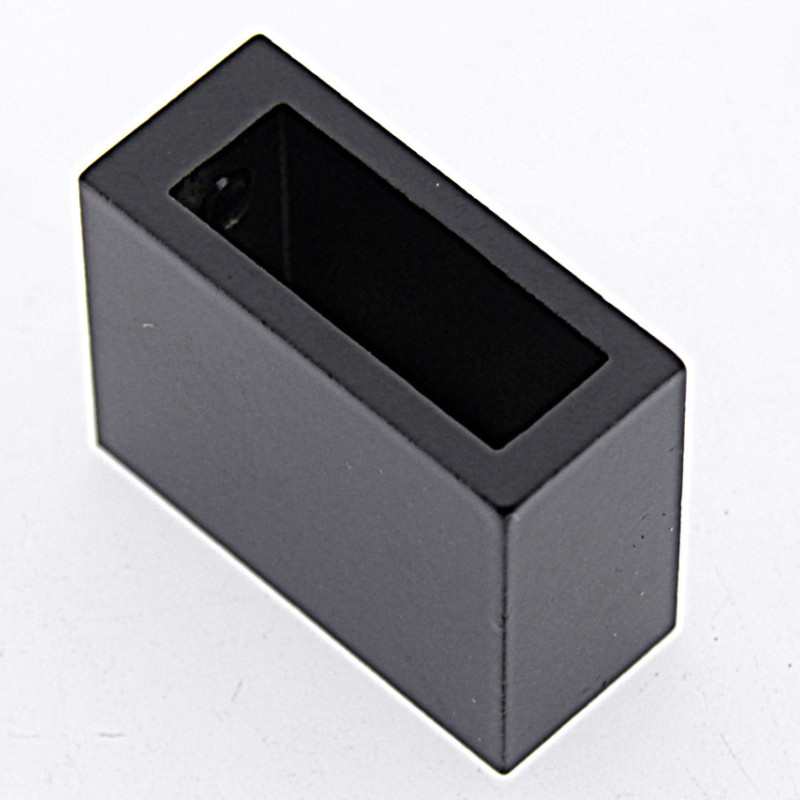 Кріплення труби 10х30 мм. до стіни. (КН 29) Чорний