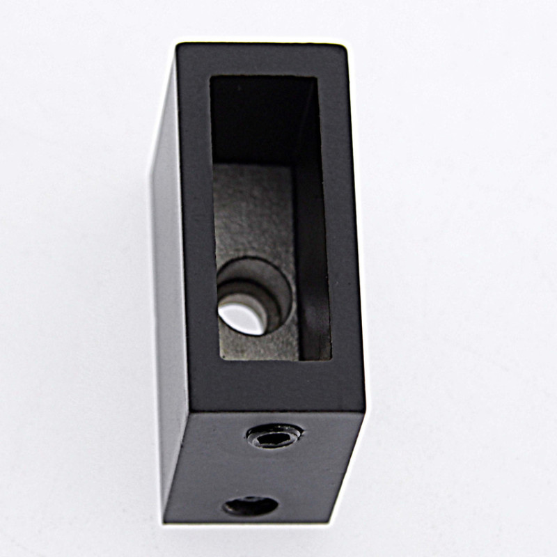 Кріплення труби 10х30 мм. до стіни. (КН 29) Чорний