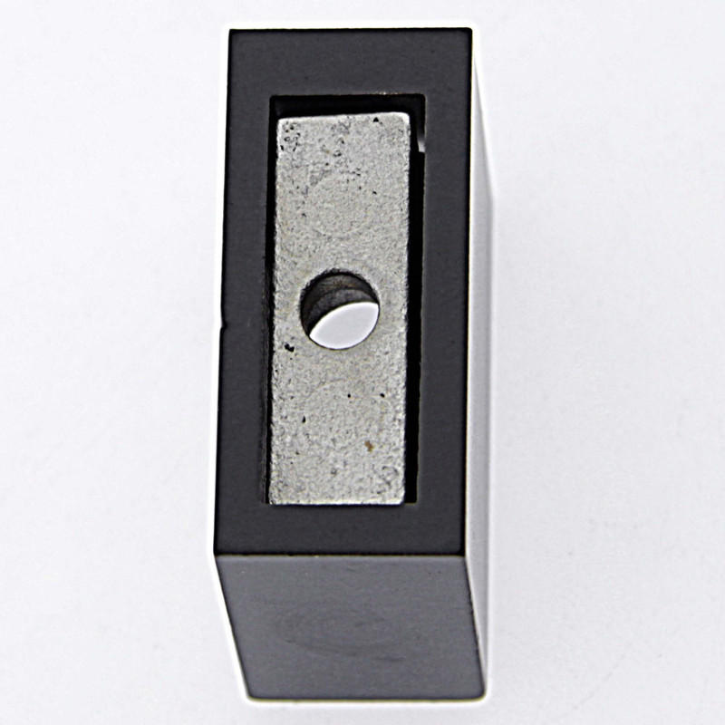 Кріплення труби 10х30 мм. до стіни. (КН 29) Чорний