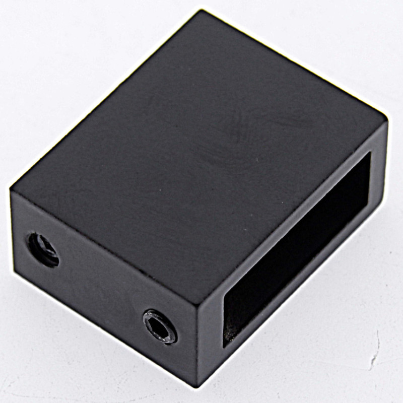 Кріплення труби 10х30 мм. до стіни. (КН 29) Чорний