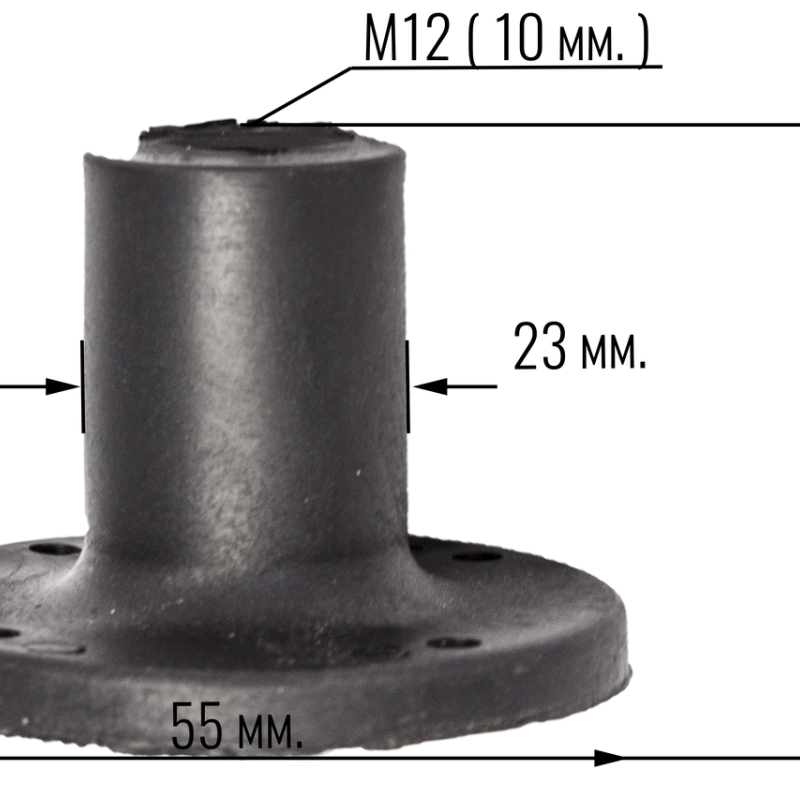 Ніжки душової кабіни (ОФ 01) пластикові