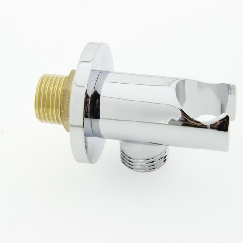 Куточок хромований, латунний (УД 23) з власником під лійку.