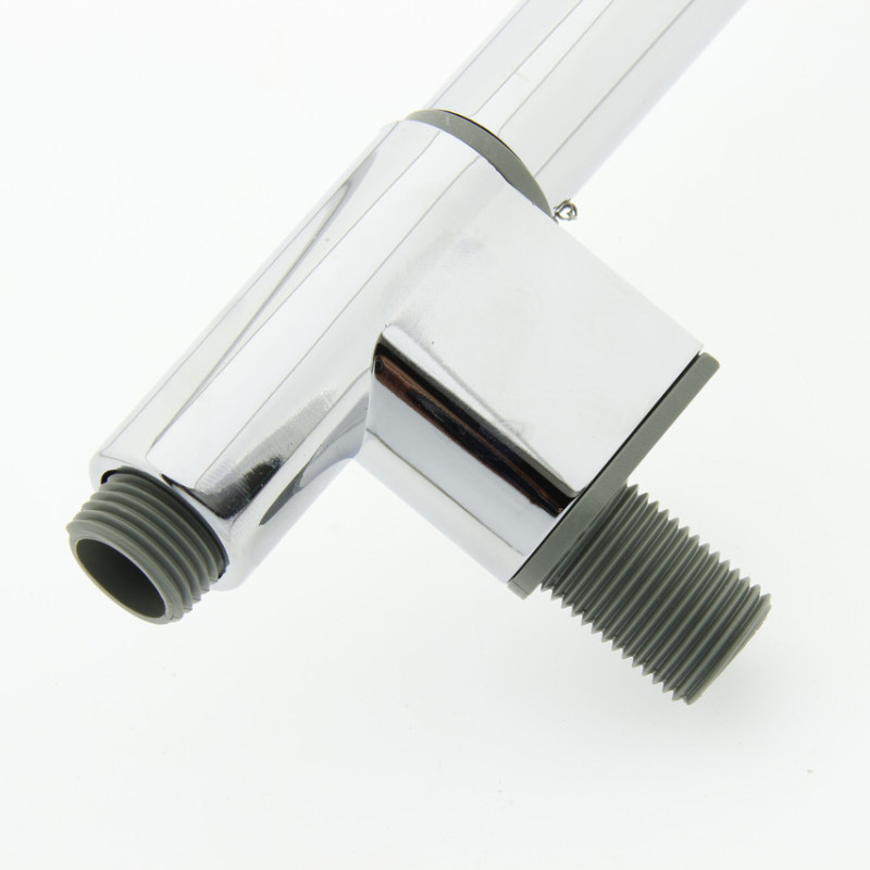 Стійка для фіксації ручної лійки в душовій кабіні, гидробоксе ( СТ-03 ) з підведенням води 495 мм