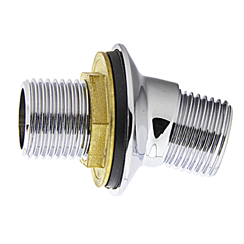 Куточок для підключення душа 35 градусів (УД 035Л) Латунь, хромований, з зовнішньою різьбою.