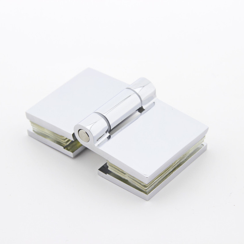 Петля для скляних дверей, без фіксації ( Скло-скло )