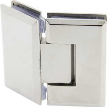 Петля для душових кабін скло - скло під кутом 135 градусів Сатин