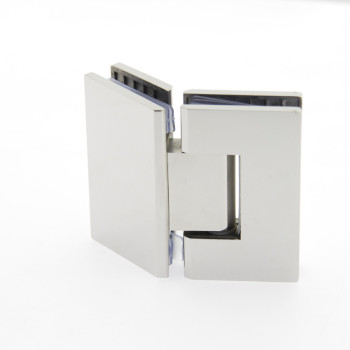 Петля для душових кабін скло - скло під кутом 135 градусів Сатин