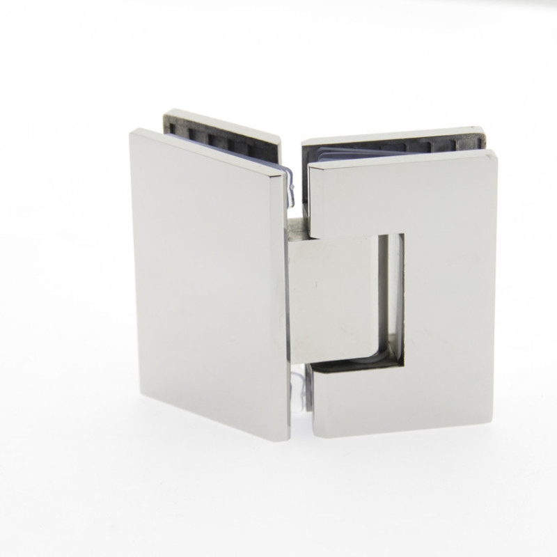 Петля для душових кабін скло - скло під кутом 135 градусів Сатин