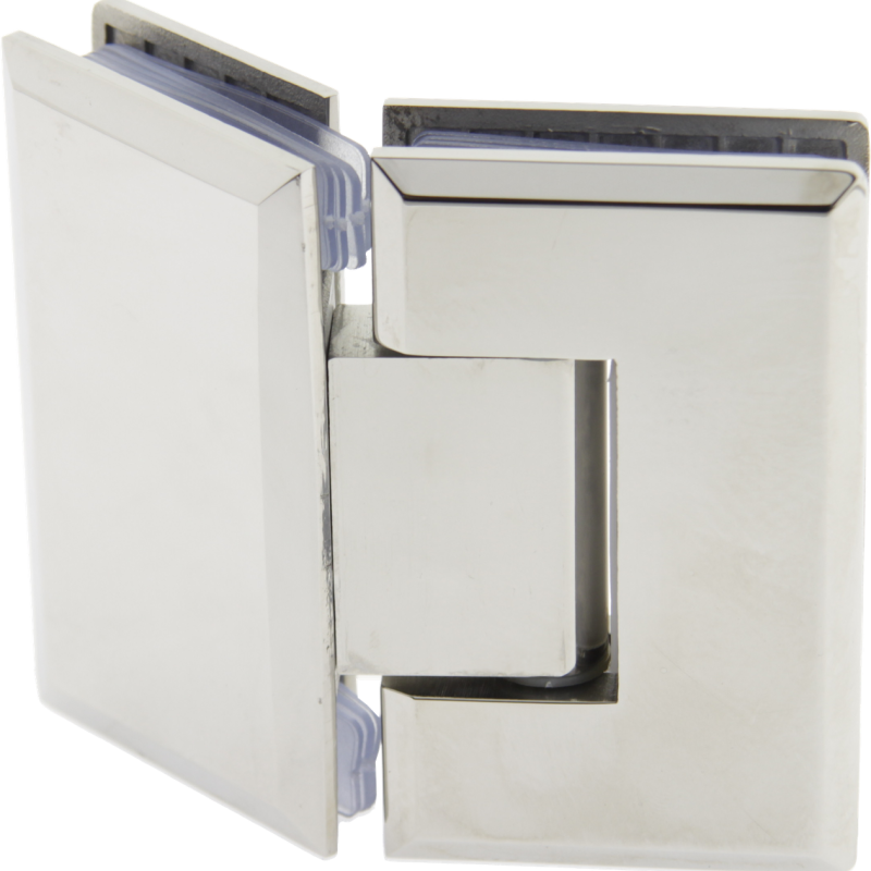 Петля для душових кабін скло - скло під кутом 135 градусів Сатин Хром