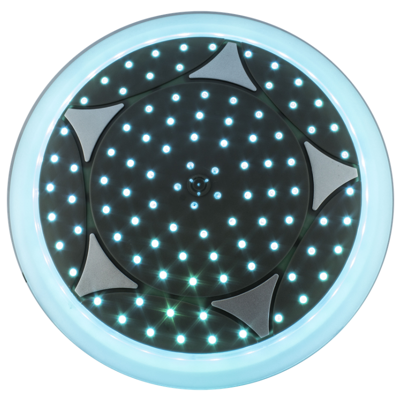 Лійка для душової кабіни, діаметром 245 мм c підсвічуванням струменя ( Л-245 ДПН )