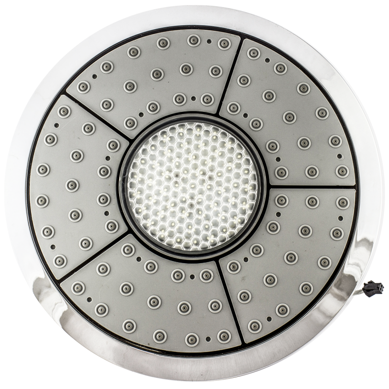 Лійка для душової кабіни, з підсвічуванням діаметром 235 мм. c підсвічуванням ( Л-235 ПН )