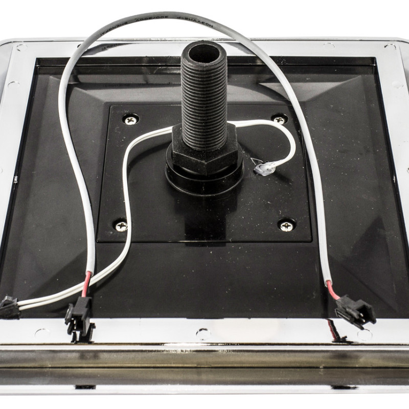 Лійка для душової кабіни, квадратна 235х235 мм. c підсвічуванням ( Л-235х235 П )