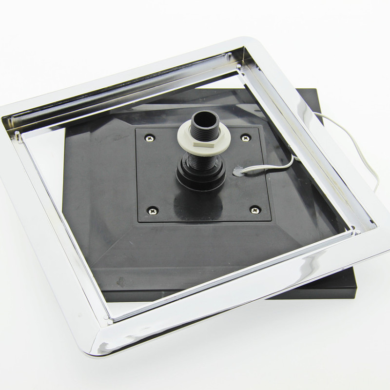 Лійка для душової кабіни, квадратна 235х235 мм. c підсвічуванням ( Л-235х235 П )