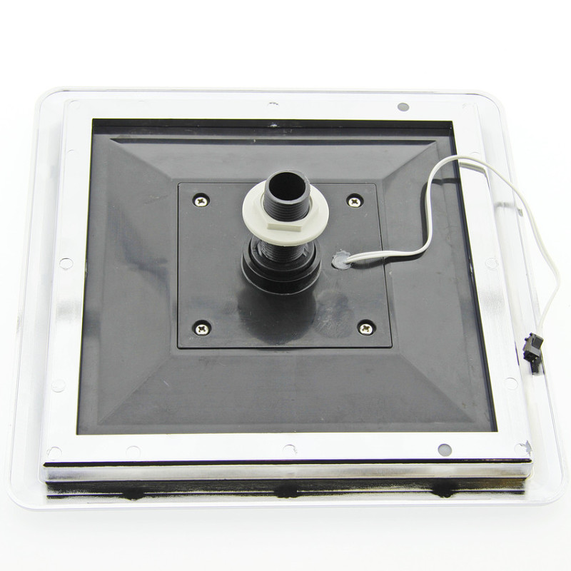 Лійка для душової кабіни, квадратна 235х235 мм. c підсвічуванням ( Л-235х235 П )