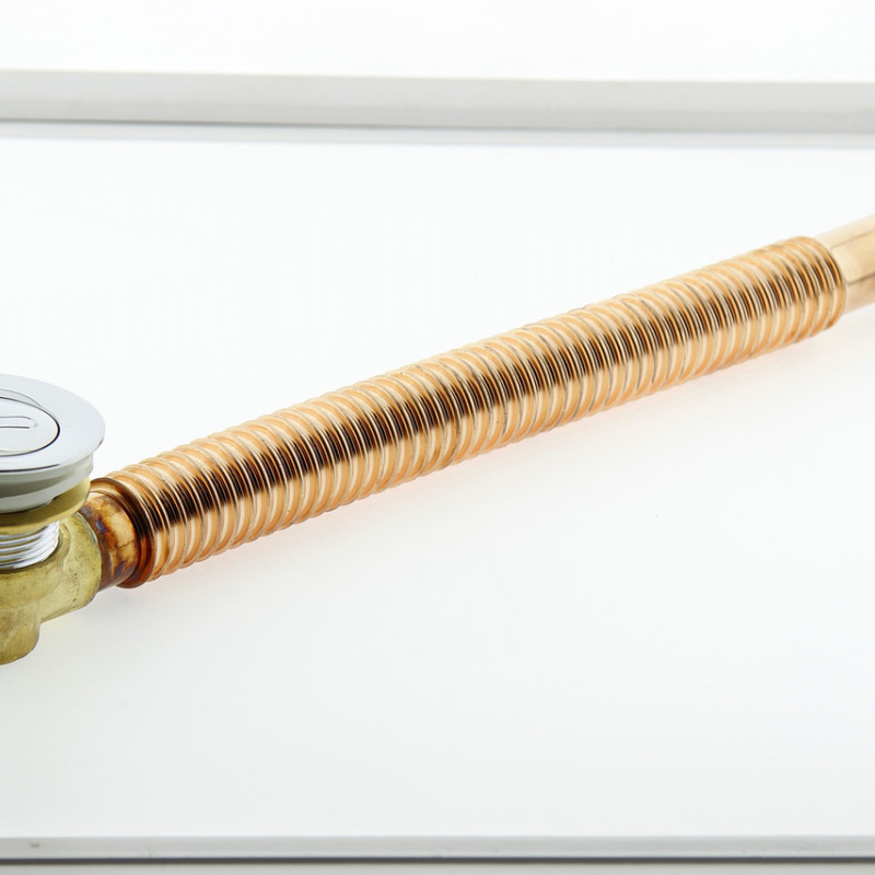 Клапан для душових кабін, Клік-клак (ПУ 01Л) Латунний