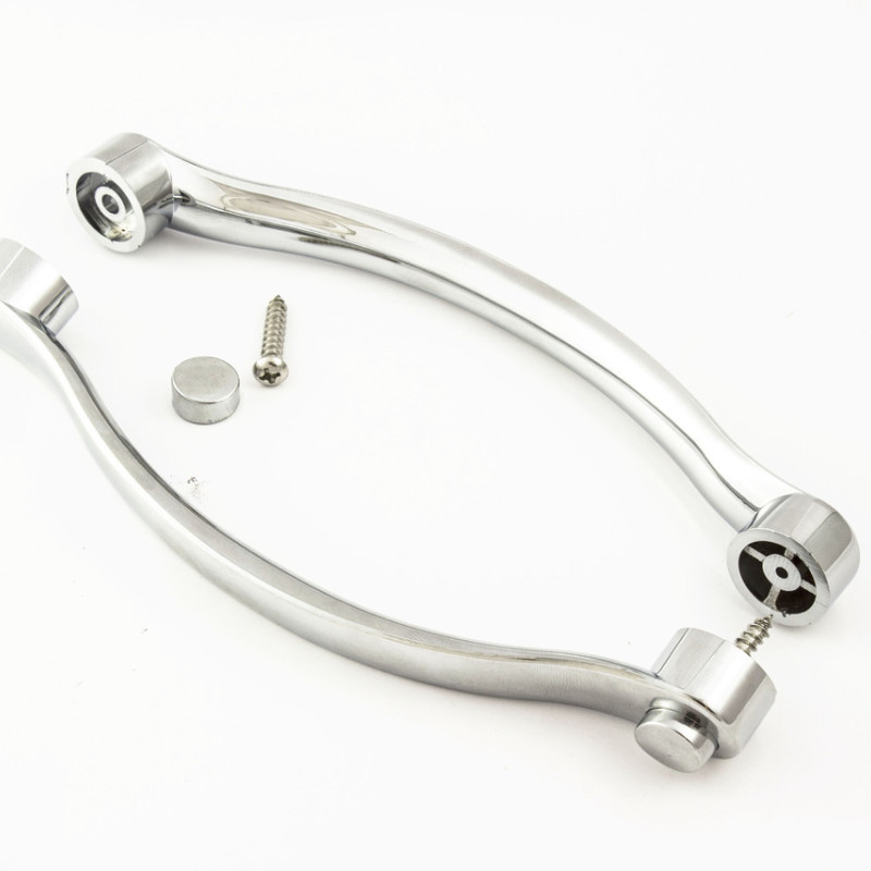 Ручка для душової кабіни (Н-625) на два отвори, пластик, 140мм.