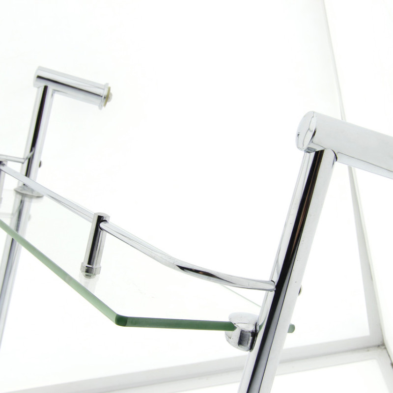 Полиця на 4-е отвори 350Х350 мм ( Два скла ) ПС612