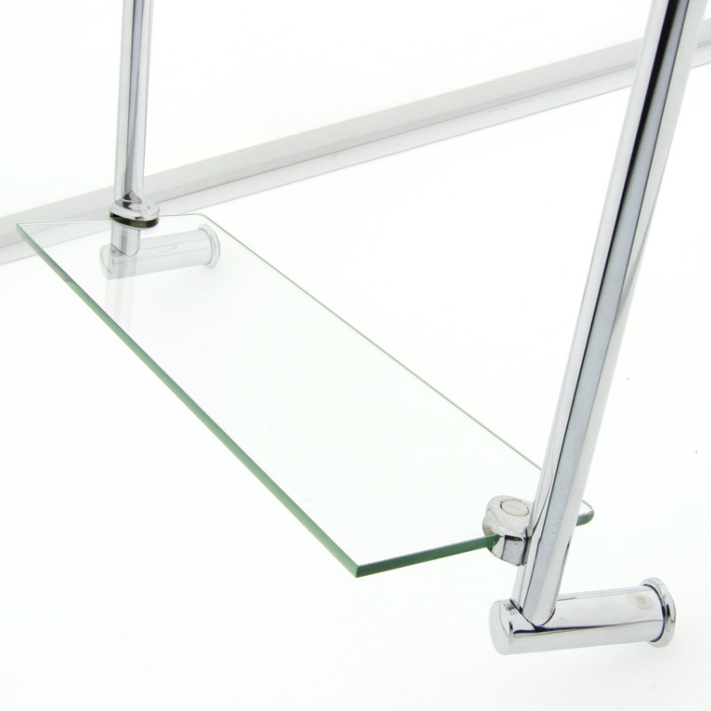 Полиця на 4-е отвори 350Х350 мм ( Два скла ) ПС612