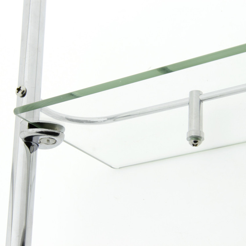 Полиця на 4-е отвори 350Х350 мм ( Два скла ) ПС612